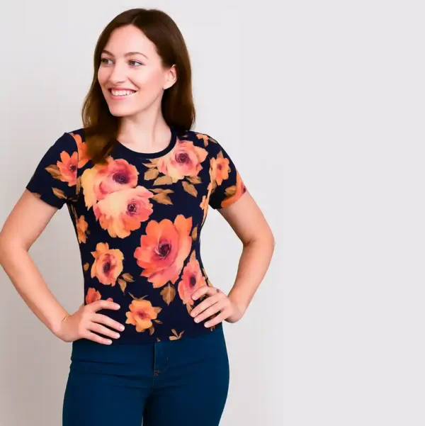 Trendy Women's Crop Tops Stylish & Comfortable Printed Casual Tops Wear - Image 6