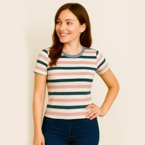 Trendy Women's Crop Tops Stylish & Comfortable Printed Casual Tops Wear