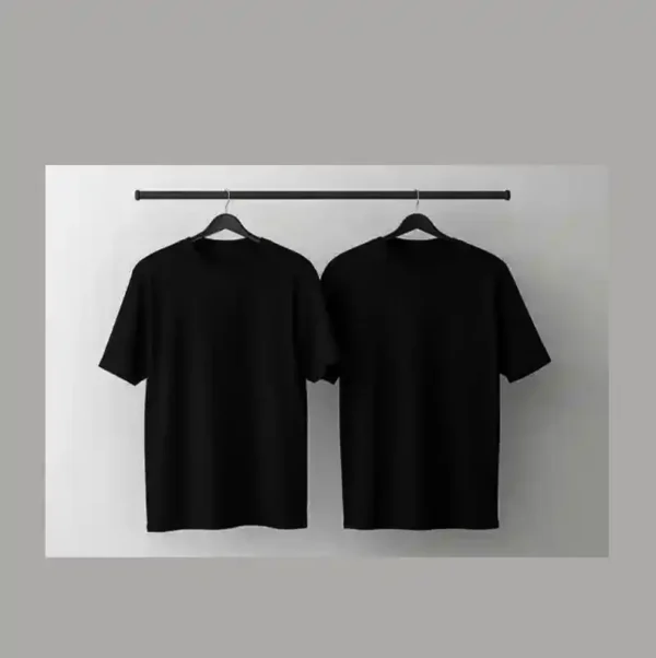 Smart Classic Black T - Free size, Elevate your style with this versatile black T - Image 8
