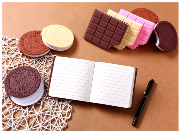 Creative Cute Simulation Chocolate Notepad Mini Notebook - Image 3