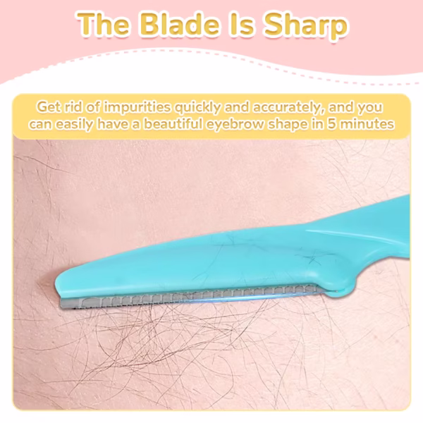 6PCS Eyebrow Trimmer Razor Facial Hair Remover Beauty Tools For Women - Image 6