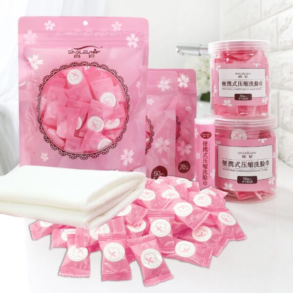 25PCS Pack Mini Disposable Magic Compressed Towel Face Care Travel - Image 7