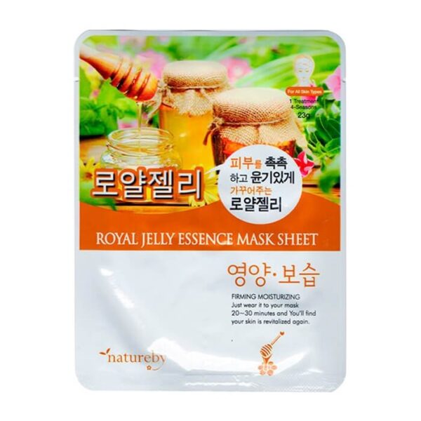 3 PCS Korean Imported Royal Jelly Facial Masks Moisturizing Skin Care - Image 4