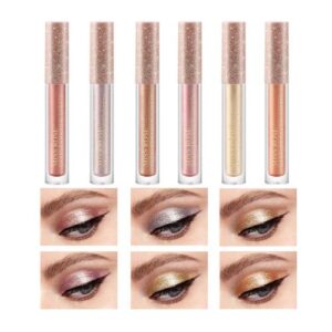 PINK KEY Liquid Eyeshadow Dream Girl Nude Light Makeup Highlights Eyes