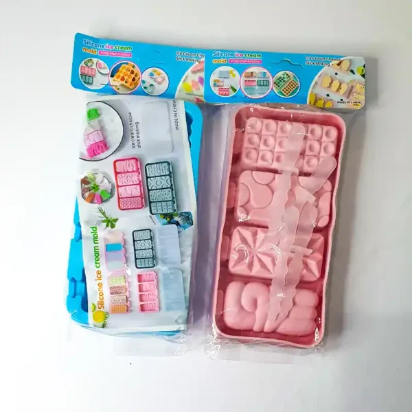 Ice cream Silicone Mold Dessert Freezer Popsicle Maker Mold With Stick - Image 2