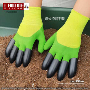 Horticultural Gloves With Claws Digging Garden Anti Thorn Protective Gloves
