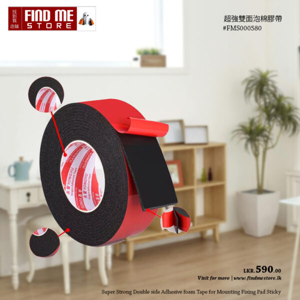 Double side Adhesive Super Strong Tape for Mounting Fixing Sticky Tape Roll - Image 3