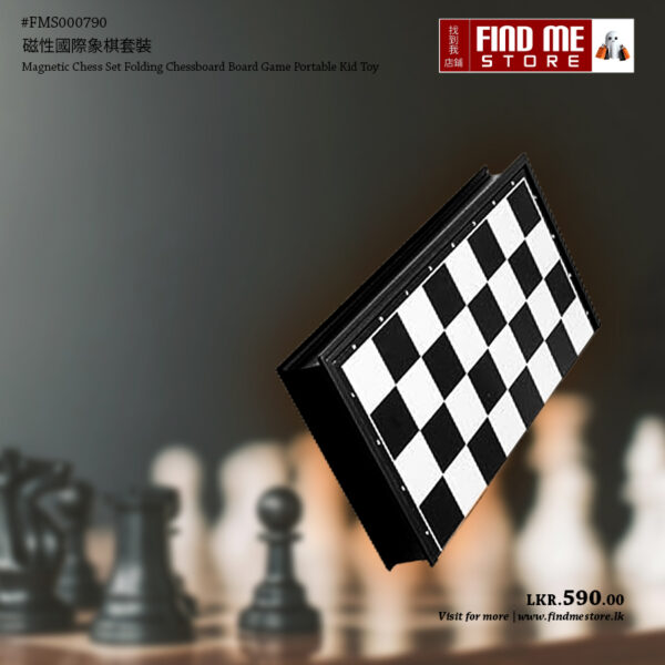 Magnetic Chess Set Portable Folding High Quality Chess board Gift Pack - Image 3
