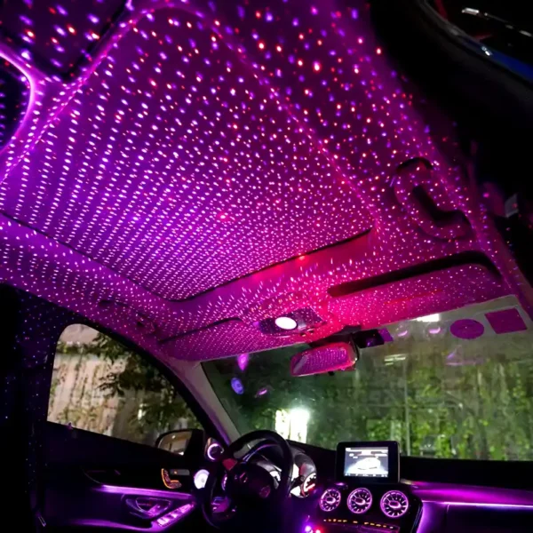 Romantic LED Car, Room Roof Star Night Atmosphere Galaxy Lamp - Image 10