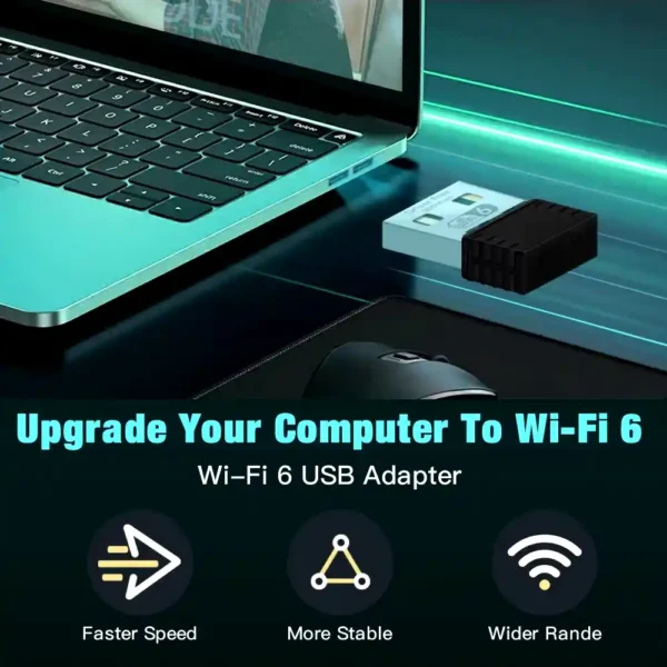 300Mbps WIFI Adapter Wireless USB 2.4GHz Dongle PC Network Card - Image 3