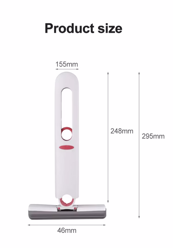 Powerful Squeeze Mini Mop Folding Home Cleaning Mops With Sponge - Image 2