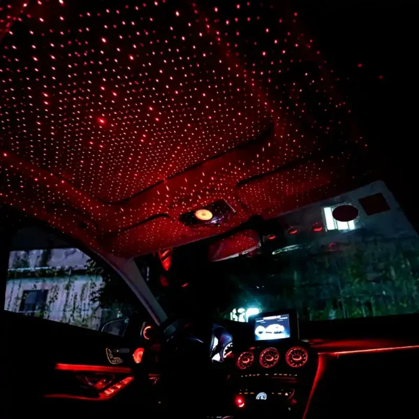 Romantic LED Car, Room Roof Star Night Atmosphere Galaxy Lamp - Image 4