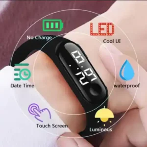 Smart Touch Screen Watch Band Bracelet Electronic Digital Watch Men and Women