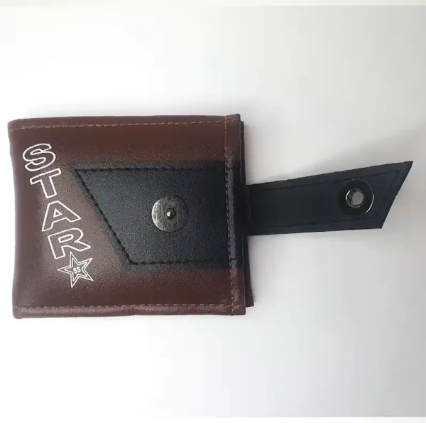 Vintage Foldable Leather Men's Wallet Business Money Credit ID Cards - Image 5