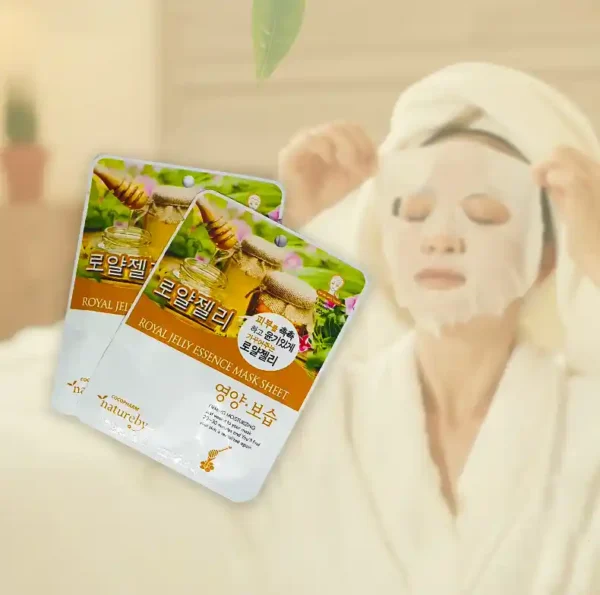 2 PCS 100% Genuine Pack Imported Korea Facial Masks Moisturizing Face Mask - Image 6