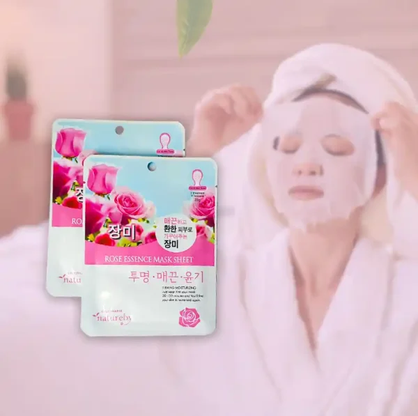 2 PCS 100% Genuine Pack Imported Korea Facial Masks Moisturizing Face Mask - Image 7