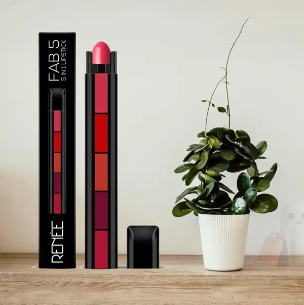 5 In 1 Lipstick Strip Matte Velvet High Color Lipstick Pen Long Lasting - Image 3