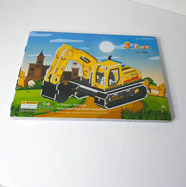 Kids 3D Puzzle Cartoon House Castle Vehicle Model DIY Educational Toys - Image 6