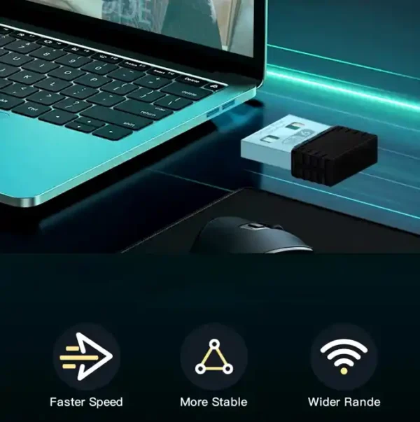 300Mbps WIFI Adapter Wireless USB 2.4GHz Dongle PC Network Card - Image 8
