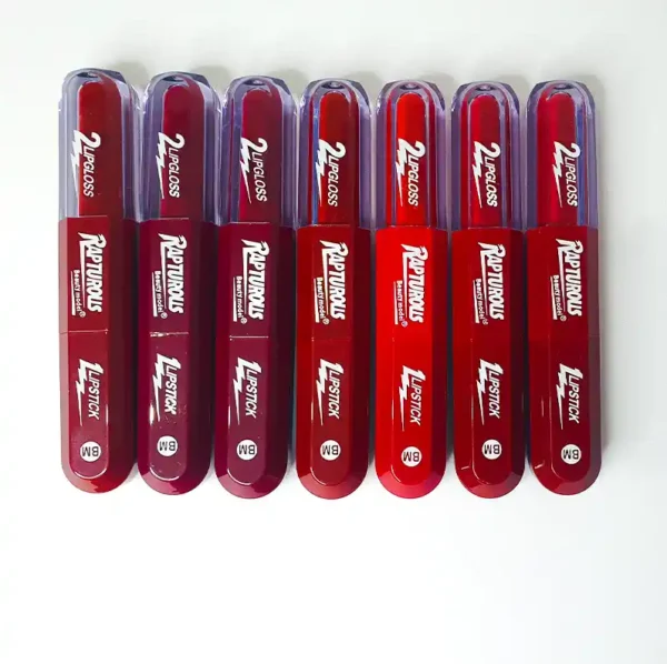 2 in 1 Double Head Lipstick & Lip Gloss Matte High End Makeup For Girls - Image 8