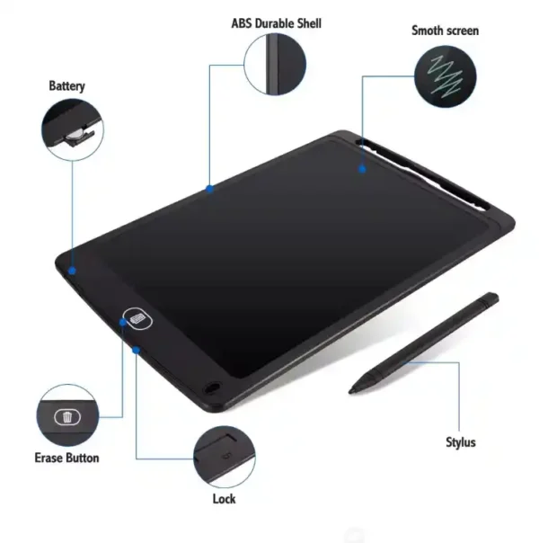 書寫板 Smart LCD Writing Tablet Digital Drawing Handwriting Pad 8.5 Inch - Image 7