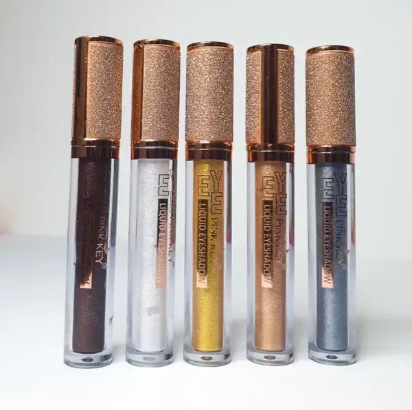 PINK KEY Liquid Eyeshadow Dream Girl Nude Light Makeup Highlights Eyes - Image 7