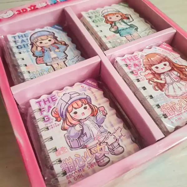 2PCS Japanese Style Mini Smart Note Book Become Japan Sweet Girl - Image 5