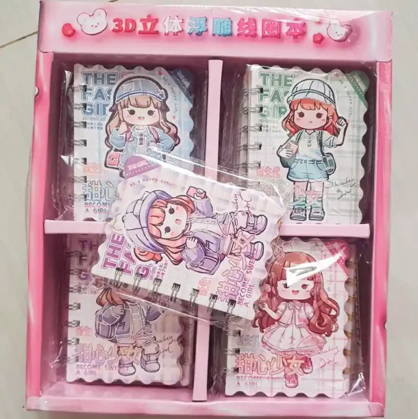 2PCS Japanese Style Mini Smart Note Book Become Japan Sweet Girl - Image 3