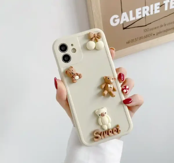 Fashionable Cute Cartoon Silicone Anti-fall For Iphone 7, 7Plus, 8, 8Plus, X, XS - Image 9