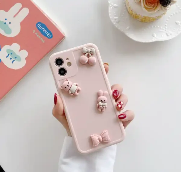 Fashionable Cute Cartoon Silicone Anti-fall For Iphone 7, 7Plus, 8, 8Plus, X, XS - Image 8