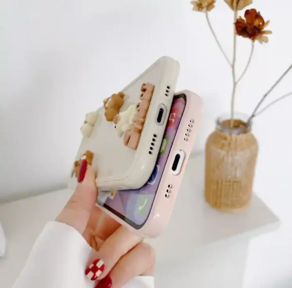 Fashionable Cute Cartoon Silicone Anti-fall For Iphone 7, 7Plus, 8, 8Plus, X, XS - Image 7