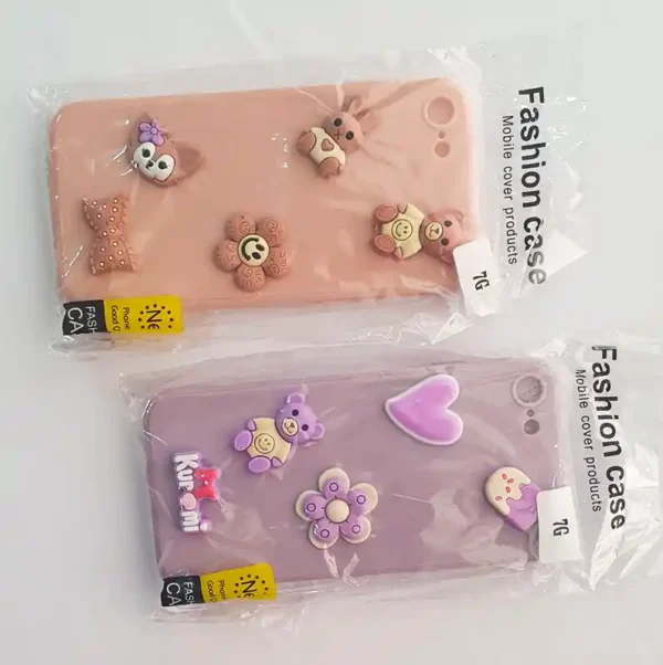 Fashionable Cute Cartoon Silicone Anti-fall For Iphone 7, 7Plus, 8, 8Plus, X, XS - Image 4