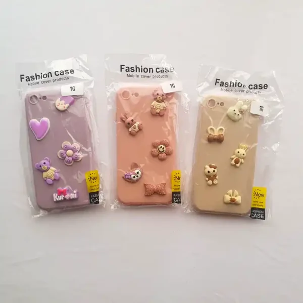 Fashionable Cute Cartoon Silicone Anti-fall For Iphone 7, 7Plus, 8, 8Plus, X, XS - Image 3
