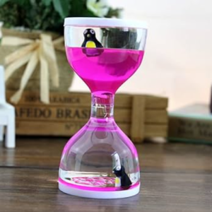 Dolphin Liquid Motion Bubbler Timers, Pressure Reducing Hourglass Relaxation