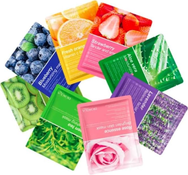 2 PCS 100% Genuine Pack Imported Korea Facial Masks Moisturizing Face Mask