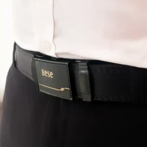 Men's Business Belt Leather Manual Buckle Belt Personalized High end Belt