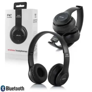 P47 Wireless Bluetooth Foldable Headphone Recharge Headphone 8Hr