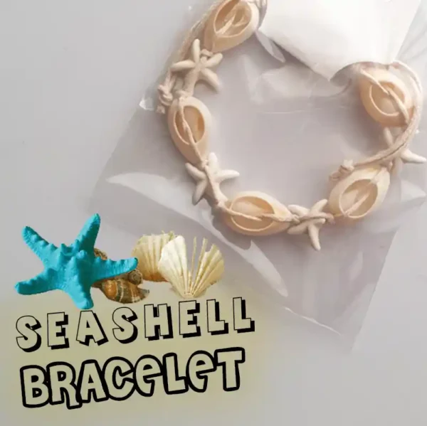 Trendy Infinity Starfish Shell Bracelet & Anklet Set White Adjustable Seashell & Starfish - Image 4