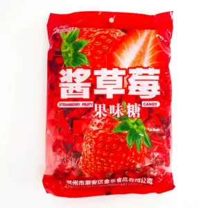 25PCS Imported Strawberry Original Candy Toffee Chinese Cute Family Party Pack