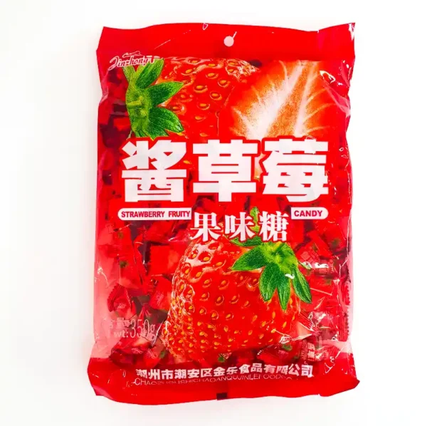 25PCS Imported Strawberry Original Candy Toffee Chinese Cute Family Party Pack - Image 4