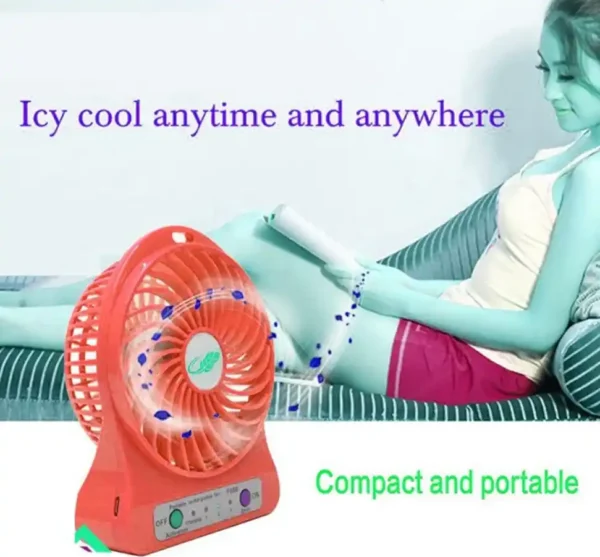 Smart Portable Rechargeable Electronic 3 Speed Smart Fan Air Cooler - Image 10