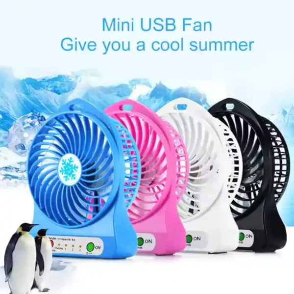 Smart Portable Rechargeable Electronic 3 Speed Smart Fan Air Cooler