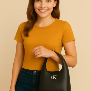 Smart Women's Crop Tops Stylish & Comfortable Plain Color Casual Tops Wear