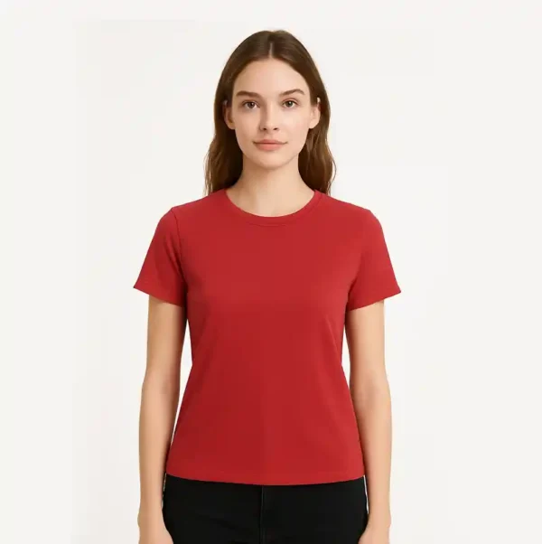 Smart Women's Crop Tops Stylish & Comfortable Plain Color Casual Tops Wear - Image 8
