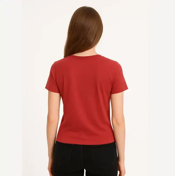 Smart Women's Crop Tops Stylish & Comfortable Plain Color Casual Tops Wear - Image 9