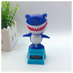 🦈 Groovy Shark Solar Bobbleheads Shaking Cartoon Shark Decoration
