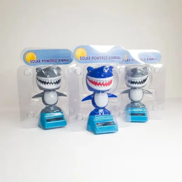 🦈 Groovy Shark Solar Bobbleheads Shaking Cartoon Shark Decoration - Image 5