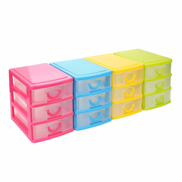 Durable Plastic Mini Desktop Drawer Sundries Case Small Objects Jewelry Organizer - Image 7