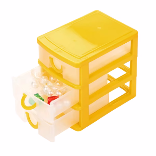 Durable Plastic Mini Desktop Drawer Sundries Case Small Objects Jewelry Organizer - Image 4