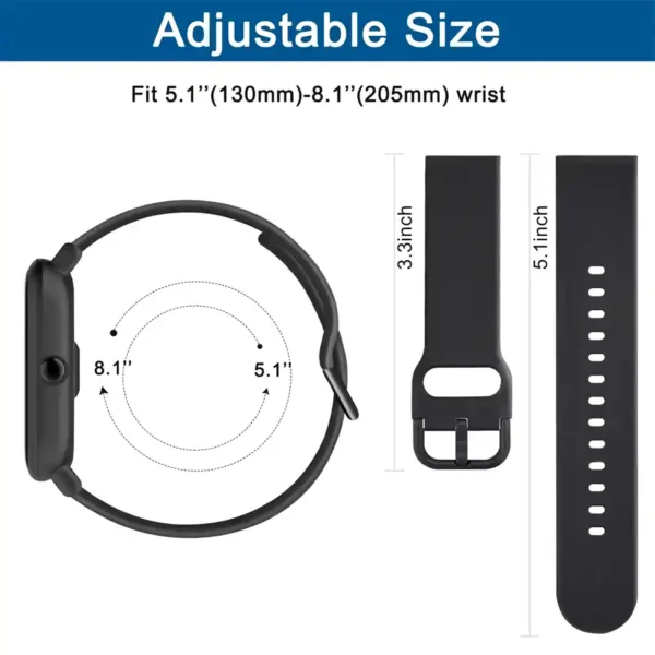 Digital Watch Men Women Electronic Square LED Wristwatch Silicone - Image 3